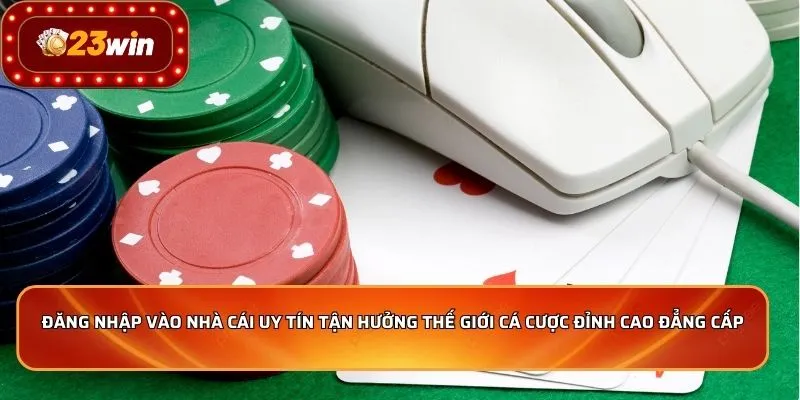 Đăng Nhập 23WIN Mở Cánh Cửa Thế Giới Cá Cược 3 Đăng nhập vào nhà cái uy tín tận hưởng thế giới cá cược đỉnh cao đẳng cấp